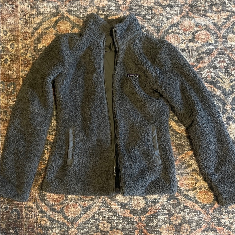 Patagonia Charcoal Teddy Jacket